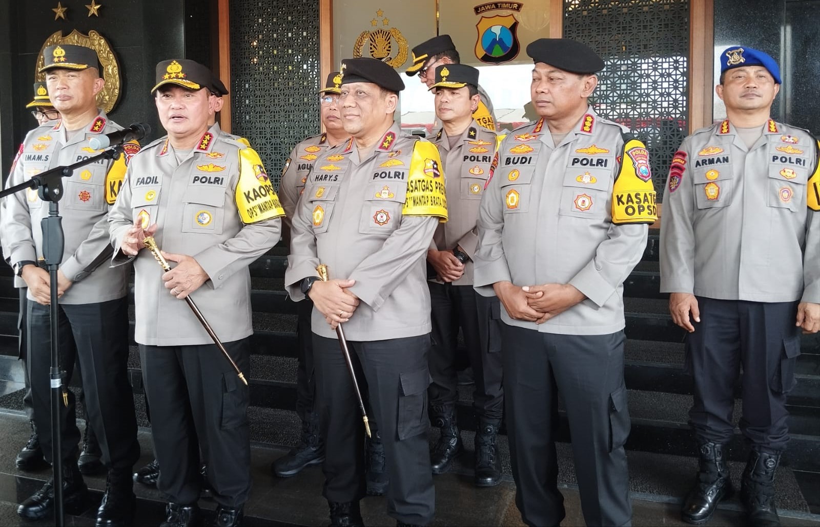 Polda Jatim Siagakan Personel Gabungan Untuk Pengamanan Pemilu