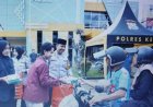Kapolres Kediri Berbagi Takjil Sejak Hari Pertama Puasa Ramadhan