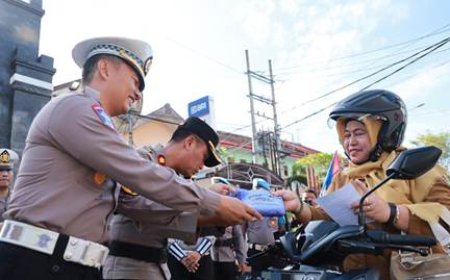 Polres Jember Gelar Safari Kamseltibcar Lantas Sosialisasikan Jalur Blackspot