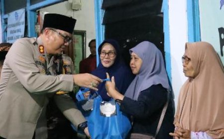 Ramadhan Berkah : Polres Mojokerto Kota Gelar Baksos dan Bukber di Panti Asuhan