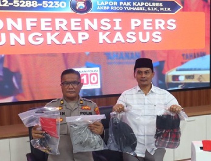 Polres Probolinggo Kota Amankan Tersangka Spesialis Pembobol Sekolah dan Perkantoran