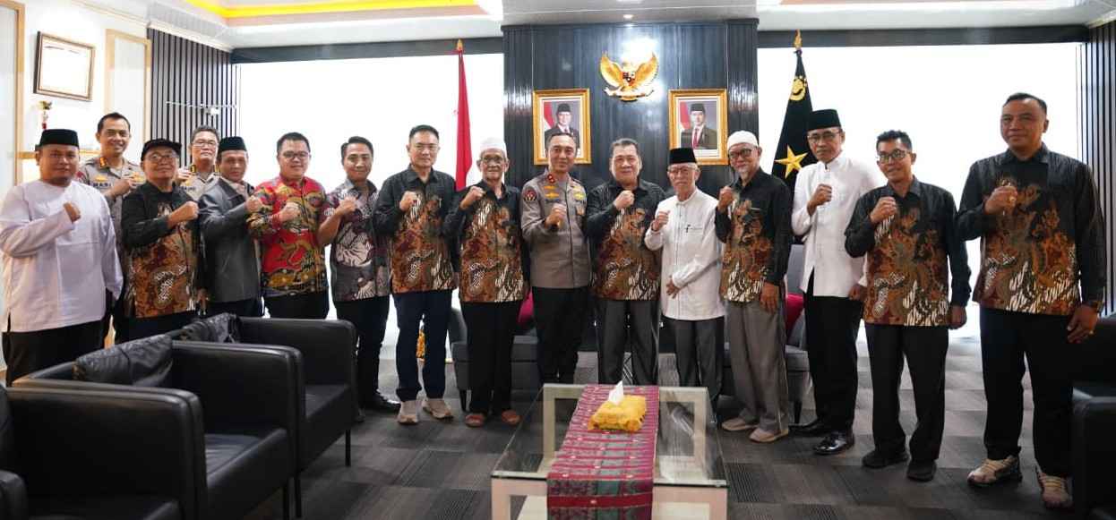 Jaga Kamtibmas, Kapolda Sumsel Perkuat Kolaborasi Bersama FKUB, MUI dan LDII