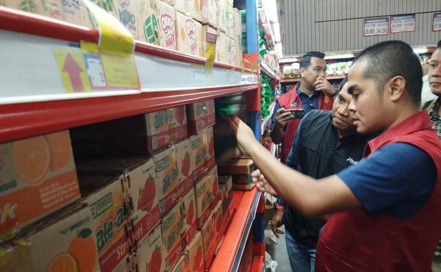 Satgas Pangan Ditreskrimsus Polda Jatim Sidak Bapokting di Pusat Perbelanjaan Surabaya