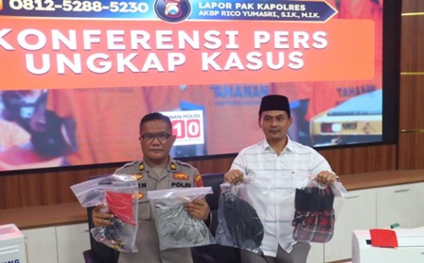 Polres Probolinggo Kota Amankan Tersangka Spesialis Pembobol Sekolah dan Perkantoran