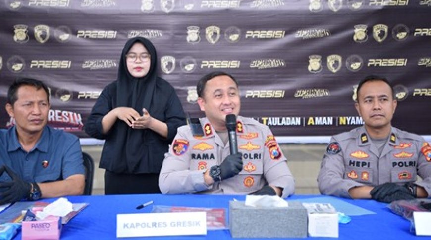 Kapolres Gresik : “Kami Tidak Akan Memberi Ruang Bagi Pelaku Narkoba”