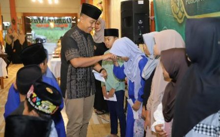 Buka Puasa dan Santunan Anak Yatim Bersama Polsek Rayon 2 Jadi Ruang Pererat Sinergi di Polres Kediri