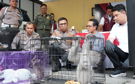 Polresta Sidoarjo Ungkap Perdagangan Ilegal Satwa Dilindungi Jaringan Internasional