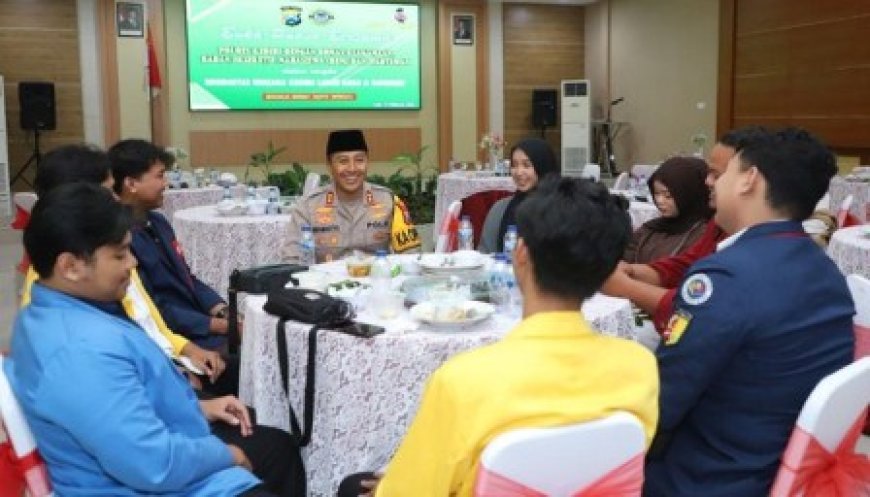Kapolres Kediri Buka Puasa Bersama Mahasiswa - Ormas Keagamaan - Masyarakat – Insan Pers