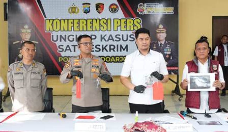 Polresta Sidoarjo Amankan Komplotan Pencurian Brankas Lintas Provinsi