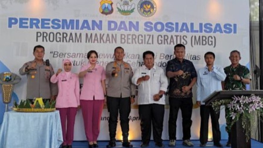 Dukung Program Nasional MBG, Kapolres Kediri Resmikan Operasional SPPG