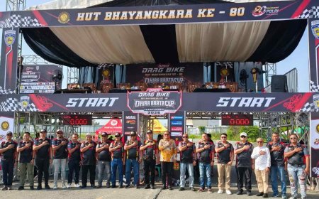 Gas di Sirkuit, Bukan di Jalan! Open Drag Bike Dhira Brata Cup Championship 2026 Resmi Dibuka di Samarinda dalam Rangka Hari Bhayangkara ke-80