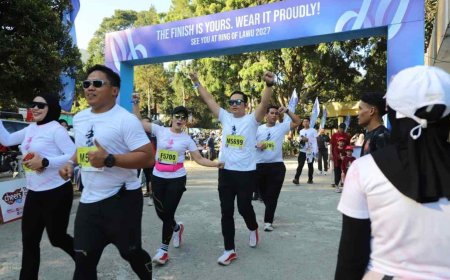 Dukung Pariwisata, Polres Magetan Turut Ambil Bagian Trail Run Ring of Lawu 2026