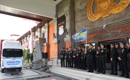 Polda Bali Kirim 5 Truk Bantuan untuk Korban Bencana Alam di NTT