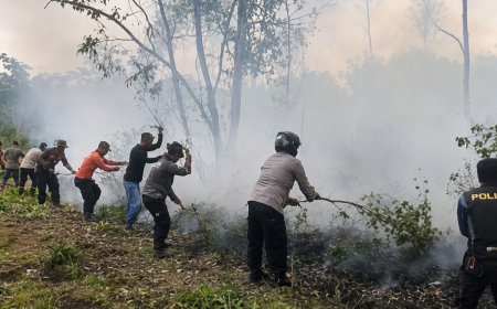 Sejak 27 Agustus, 200 Perwira dan Bhabin Bergerak Cegah Karhutla, dari Edukasi hingga Shalat Istisqa