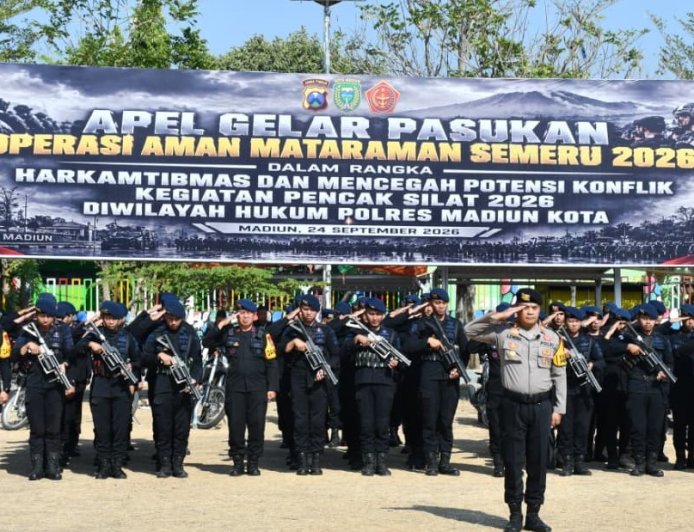 Operasi Aman Mataraman Semeru 2026 Digelar, 2.500 Personel Gabungan Siap Amankan Madiun