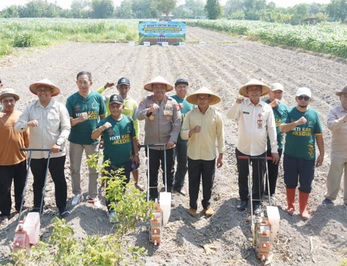Hari Tani Nasional 2026, Polres Kediri Perkuat Sinergi Ketahanan Pangan Bersama Petani