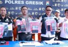 Polres Gresik Ungkap Jaringan Sabu di Menganti, Tersangka Pengedar dan 31,811 Gram Sabu Diamankan