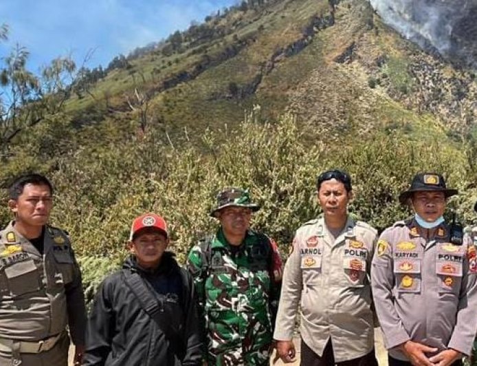 Polresta Banyuwangi dan Tim Gabungan Perketat Pemantauan Cegah Karhutla ke Gunung Rante