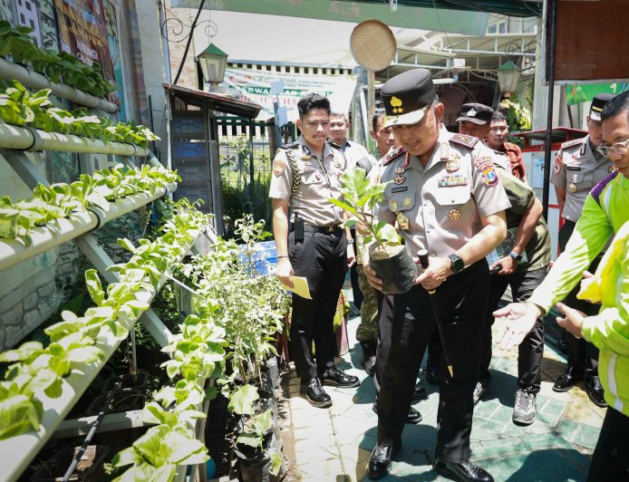 Matangkan Program POLIRAN, Polda Jatim Siapkan Pemberdayaan Masyarakat Berbasis Ketahanan Pangan dan Bank Sampah
